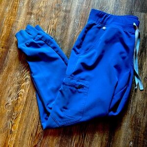Royal blue Figs Scrub Pants